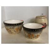 3 ct. - Ceramic Decor Pots