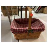 Longaberger basket. Cloth liner.