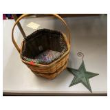 Longaberger basket. Christmas Collection. 1997