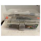 Plastic Storage case and Tools for HO Train Work