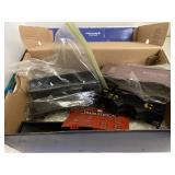 Box of HO Scale Train Cars in Various States of
