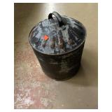 Vintage Metal Cannister.  Bottom is gone