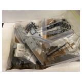 Flat of Assorted HO Train Car Kits And bTrack