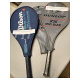 Lot of 2 Vintage Mid-80s Mid-sized Tennis