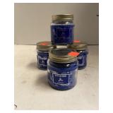 4 Glitterberry Scented Candles  3 oz Each