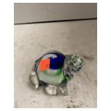 Glass Turtle Paperweight
