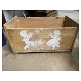 Large Wooden Toy Box. No lid    32 x 16.   17 in