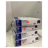 4 Boxes - 25 ct. Purple Twin Pocket Folders