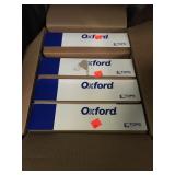 Qty. 4 Boxes Oxford Folders
Letter size
2