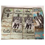 4 Rustic picture / memo holders.