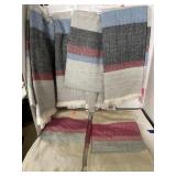 6 super soft scarves.