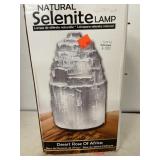 Natural Selenite Lamp. Desert Rose of Africa.