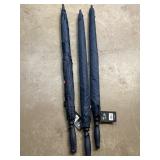 3 Shed Rain by Wind Jammer Umbrellas. Navy blue.