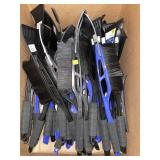 Large lot of ice scrapers w/ snow brush. 35+