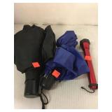 Qty. 3 Pieces Umbrellas and Snap-on Flashlight