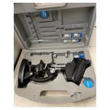 Microscope set with Case. Not complete