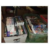 2 Boxes of VHS Movies