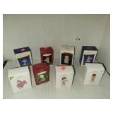 Lot of 8 Hallmark Christmas Ornaments