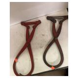 Two Vintage Ice Tongs. One 16 in. One 18 in