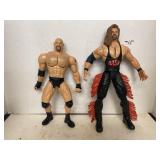 Lot of 2 WWE Wrestling Figures  Goldberg and