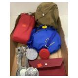 Lot of Boy and Girl Scout Canteens and Eating