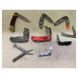 Lot of 8 Various Size Knives And One Small