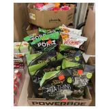 Lot of Snacks - Pita Chips, Veggie Straws, & Pork