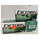 3 ct. - Excedrin Extra Strength Pain Killer