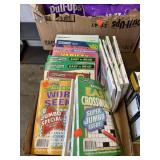 Lot of Puzzle Books - Crosswords, Word Search,