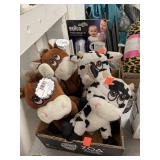 4 ct. - Farm Animal Plush Toys