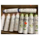 10 cans DOVE Dry Spray Antiperspirant. 4-Beauty