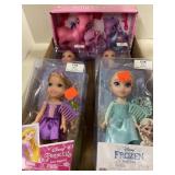 Play sets.  Disney Princesses. Frozen. Ponies.