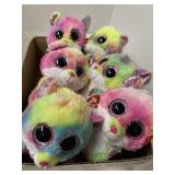 6 TY Beanie Boos.