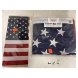 2 FLAGS of the UNITED STATES. 10x20? & 3x5 ft.