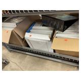 Large lot of binders