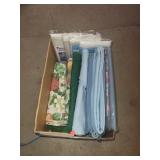 Box of Tablecloths & Tablecloth Protectors
