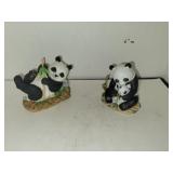 2 Cnt Panda Bear Figures