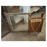 Decor Sled & Chippy Window 22 x 24