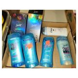 Flat of Dove & Secret Deodorant