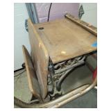 Vintage Desk W/ Folding Seat