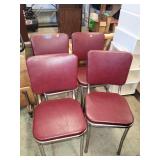 4 Chairs Mid Century Modern
