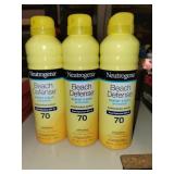 3 Cnt Neutrogena Beach Defense Sunscreen