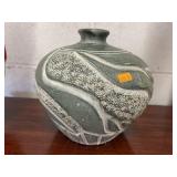 Decorative vase.  8" tall.