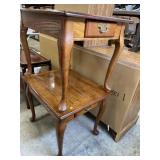 2 nice end tables w/ drawers.  21x 26x 21in high