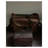 Polaroid  Sun 660 camera & bag.