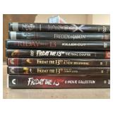 7 Friday the 13th DVDs