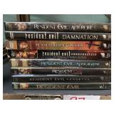 8 Resident EvilDVDs