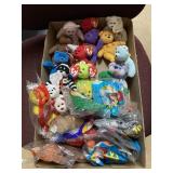 Flat of mini Ty Beanie Babies