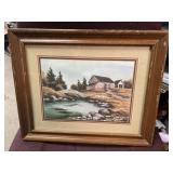 Framed Print Approximately 13x18 in