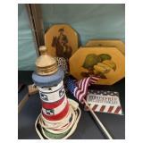 Miscellaneous Lot includes Lighted Lighthouse.